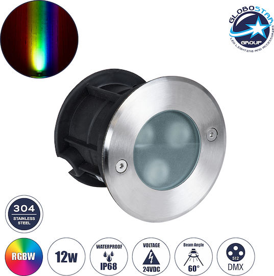 GloboStar Gune Untertauchbares Einbau-LED Pool-Scheinwerfer mit Mehrfarbigem (RGB) Licht 90406