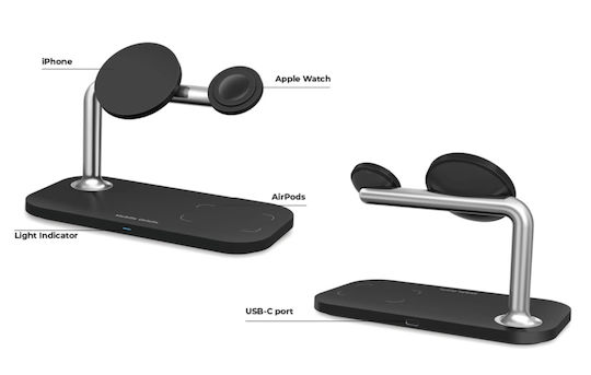 Mobile Origin Ασύρματος Φορτιστής (Qi Pad) Μαύρος (FRL-WCH-31-BLK)