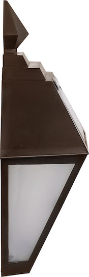 GloboStar Wall Mounted Solar Light Traffic light 1W 40lm Cold White 6000K with Motion Sensor and Photocell IP65