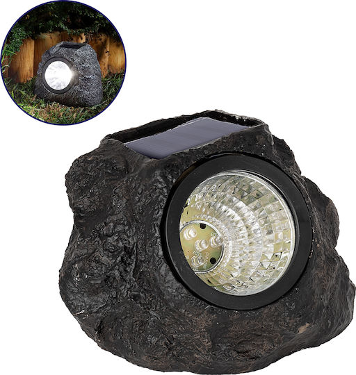 GloboStar Solar Light Floor Vrachaki 1W 100lm Cold White 6000K with Photocell IP65