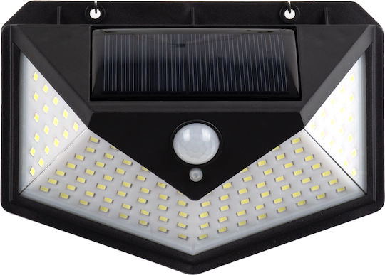 GloboStar Wall Mounted Solar Light 10W 1000lm Cold White 6000K with Motion Sensor and Photocell IP65