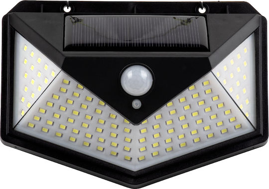 GloboStar Wall Mounted Solar Light 10W 1000lm Cold White 6000K with Motion Sensor and Photocell IP65