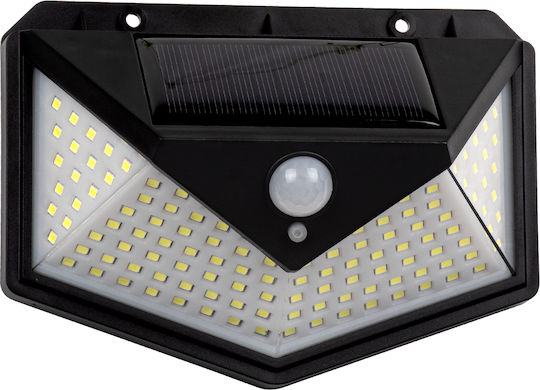 GloboStar Wall Mounted Solar Light 10W 1000lm Cold White 6000K with Motion Sensor and Photocell IP65