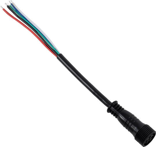 GloboStar Ταχυσύνδεσμος Τροφοδοσίας Wall Washer Power 5 Pin Female Connector για Ταινίες LED 90706