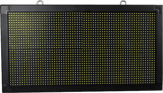 GloboStar Display Rolling LED Sign Double Sided Waterproof 70x38.5cm White