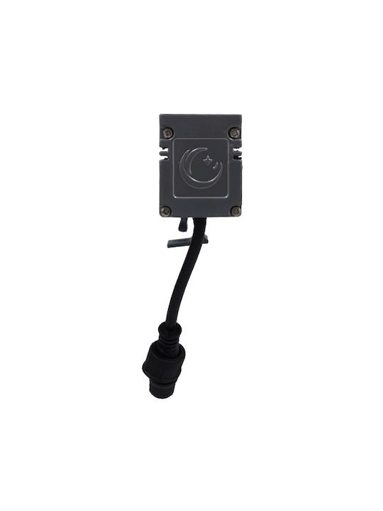GloboStar Genius Външно Стоящо LED Фенер Стенна Пералня 24W RGB IP66 Сребрист