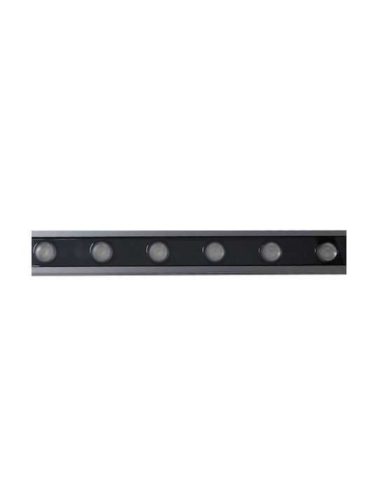 GloboStar Genius Външно Стоящо LED Фенер Стенна Пералня 24W RGB IP66 Сребрист