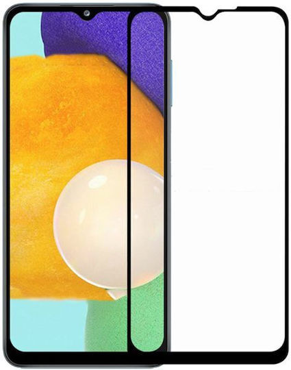 Galaxy Пълно лепило Закалено стъкло за цялото лице Черен (Samsung Galaxy A04s, Samsung Galaxy A13 5G)