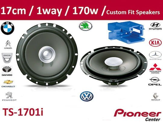 Pioneer Car Speaker Set TS-1701I with 35W RMS (Dual Cone)