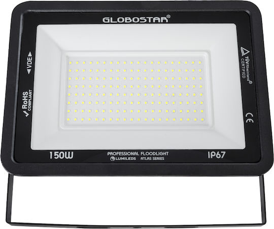 GloboStar Atlas Waterproof LED Floodlight 150W Cold White 6000K IP67
