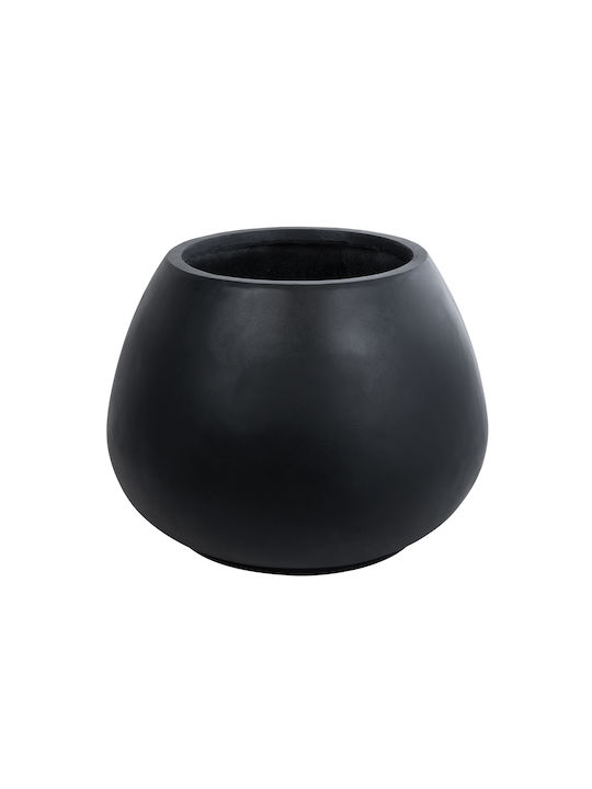GloboStar Colombo Planter Polyester Black 60x60x45cm.