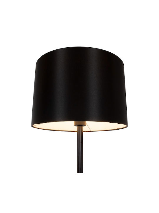 GloboStar Ashley Floor Lamp H145xW40cm. with Socket for Bulb E27 Black