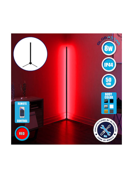 GloboStar Lampa de podea LED Î50xL3cm. 100lm Roșu