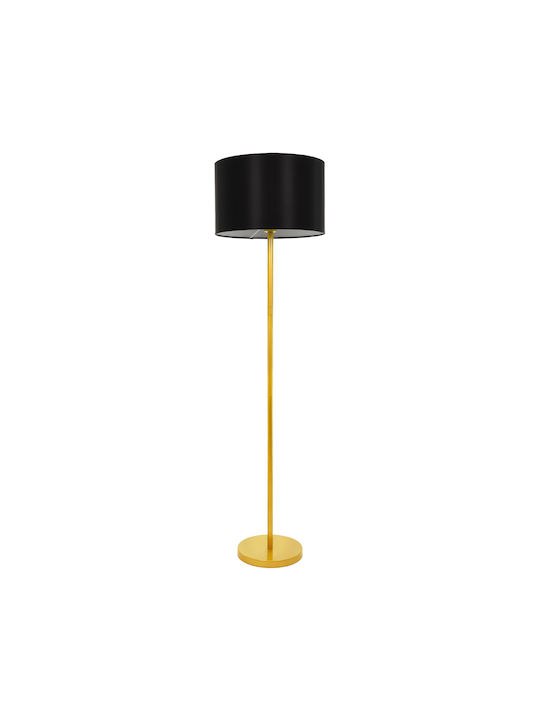 GloboStar Ashley Floor Lamp H148xW40cm. with Socket for Bulb E27 Gold