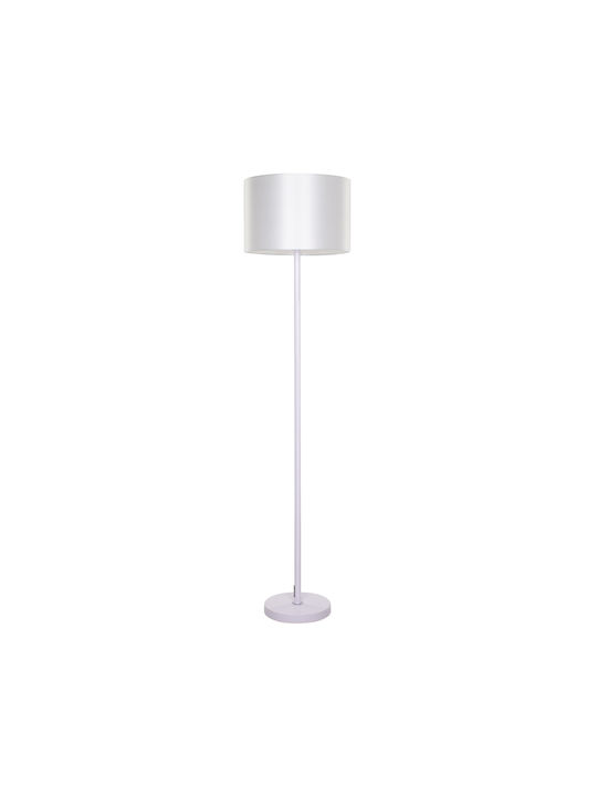 GloboStar Ashley Floor Lamp H145xW35cm. with Socket for Bulb E27 White