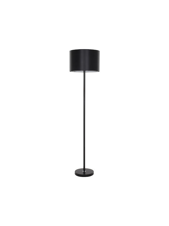 GloboStar Ashley Floor Lamp H145xW35cm. with Socket for Bulb E27 Black