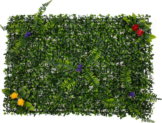 GloboStar Künstliches Laubpaneel Pixari - Farn - Pereskia 60x40cm