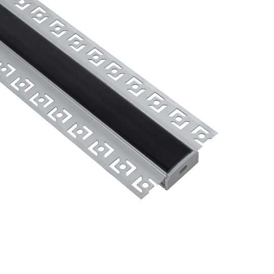 GloboStar Walled Aluminum Profile for LED Strip for Drywall 100cm