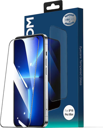 Joyroom 2.5D Tempered Glass Negru (iPhone 15)