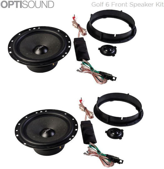 Vibe Audio Set Boxe Auto OptiSound VW golf 6.5” 2 way kit 6.5" cu 120W RMS (2 căi)
