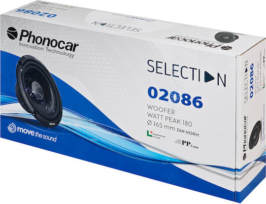 Phonocar Set Auto-Lautsprecher mit 35W RMS (Tieftöner)