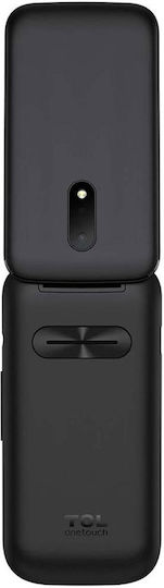 TCL 5023 Dual SIM Κινητό με Μεγάλα Κουμπιά (Αγγλικό Μενού) Μαύρο