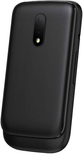 TCL 5023 Dual SIM Κινητό με Μεγάλα Κουμπιά (Αγγλικό Μενού) Μαύρο