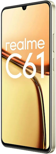 Realme C61 Dual SIM (6GB/256GB) Sparkle Gold | Skroutz.mt