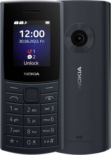 Nokia 110 4G (2024) Dual SIM Κινητό με Κουμπιά (Ελληνικό Μενού) Μπλε