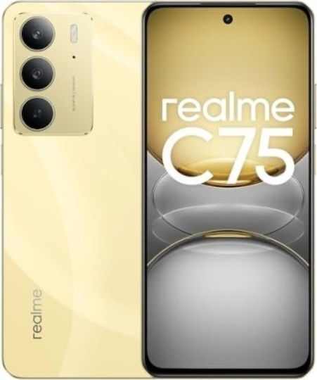 Realme C75 Dual SIM (8/128GB) Smartphone Rezistent Auriu