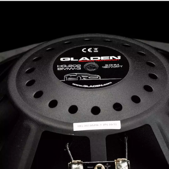 Gladen One 201 Σετ Ηχεία Αυτοκινήτου (3 Δρόμων)