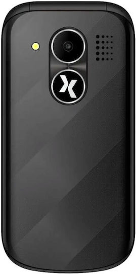 MaxCom MM815 Dual SIM Κινητό με Μεγάλα Κουμπιά Μαύρο