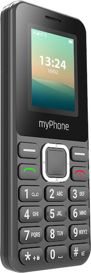 MyPhone 2240 LTE Dual SIM Κινητό με Μεγάλα Κουμπιά Μαύρο