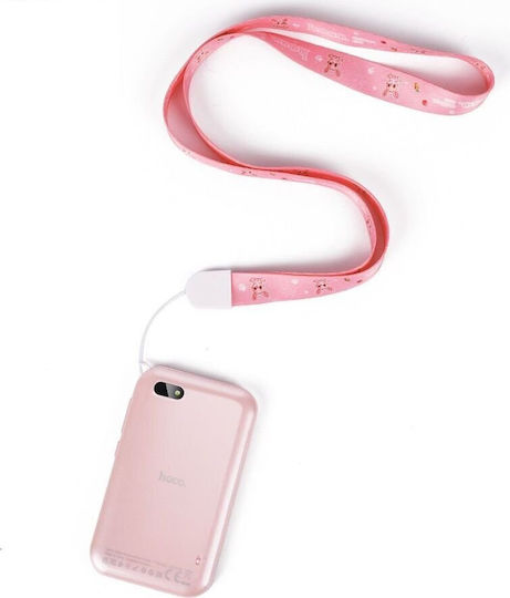 Hoco Y102 Children Phone Single SIM (4GB) Κινητό Ροζ