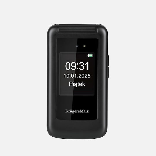 Kruger & Matz Simple 931 4G Dual SIM Mobile with Large Buttons Black