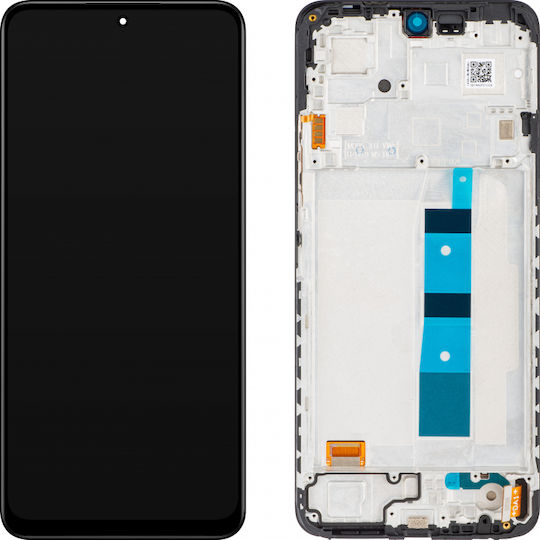 Xiaomi Screen Service Pack with Touch Mechanism and Frame for Redmi Note 12 5G (Black)