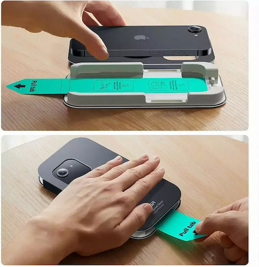 ESR Ultrafit 2.5D Full Glue Tempered Glass 2 Buc (iPhone 17e / 16e / 14 / 13 / 13 Pro)