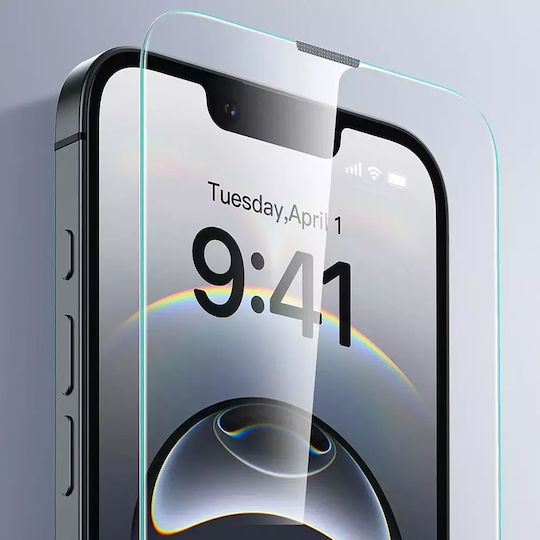 ESR Ultrafit 2.5D Full Glue Tempered Glass 2 Buc (iPhone 17e / 16e / 14 / 13 / 13 Pro)