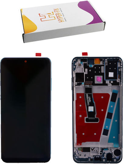 Hyper Fix Screen with Touch Mechanism and Frame for HONOR 20, HUAWEI NOVA 5T (Blue)