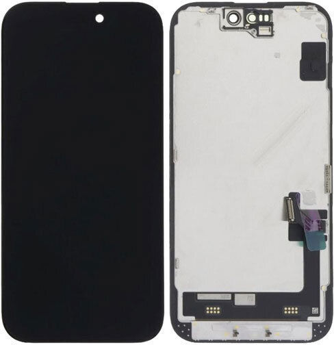 O ecran Zy Incell cu Mecanism Tactil pentru Apple iPhone 15 (Negru)