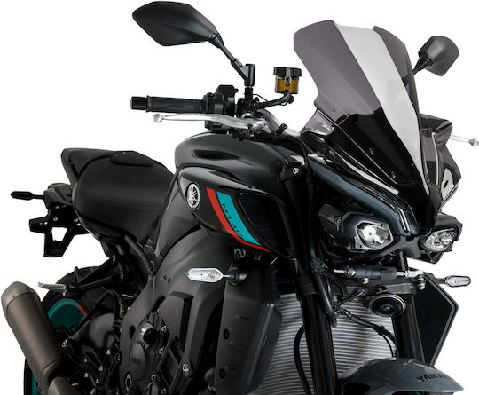 Puig Motorcycle Windshield & Windscreen Tinted Visor for Yamaha MT-10 21362F