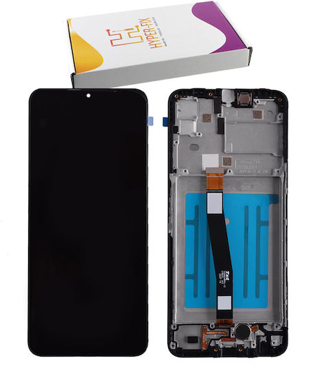 Hyper Fix Οθόνη με Μηχανισμό Αφής και Πλαίσιο για Samsung A22 5G A226 (Μαύρο)