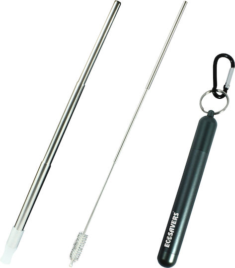 Ecosavers Stainless Telescopic Straw Stainless Steel Telescopic Straw
