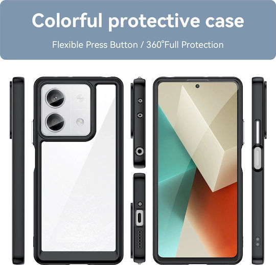 Hurtel Outer Space Back Cover Silicone / Plastic Black (Redmi Note 13 5G)