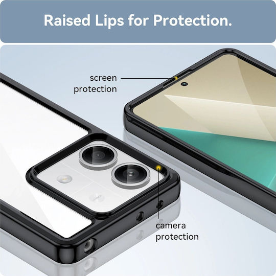 Hurtel Outer Space Back Cover Silicone / Plastic Black (Redmi Note 13 5G)