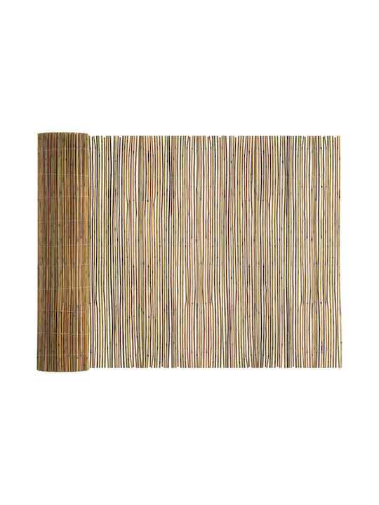 vidaXL Bamboo Fencing Bamboo with Whole Wood 1.25x5m