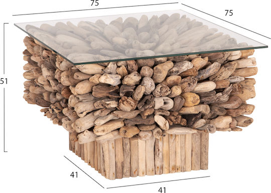 Central Coffee Table Sparrow Driftwood