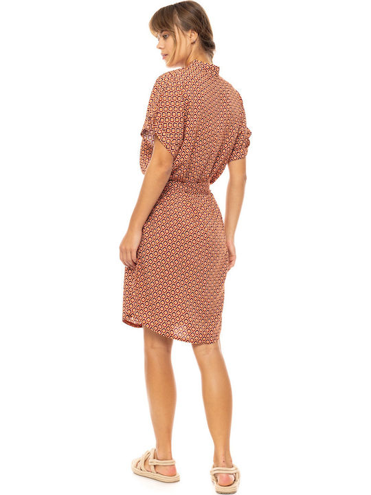 Pink Label Damen Kaftan Strand Braun
