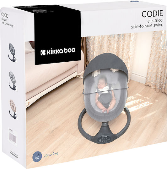 Kikka Boo Elektrisch Baby Relax Codie mit Musik Beige für Kind bis 9kg