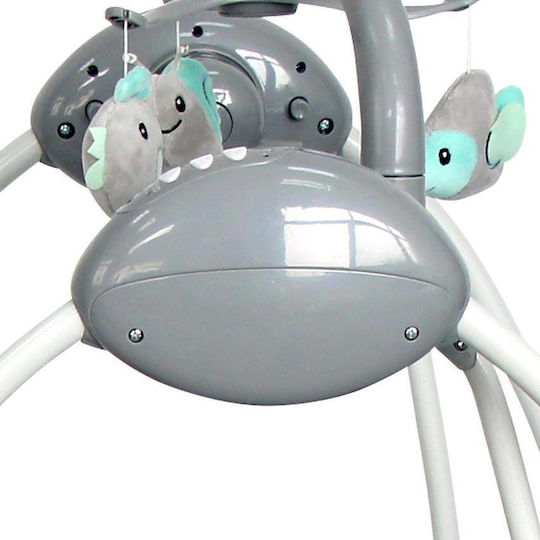 Lorelli Electric Baby Relax Swing Tango with Music and Vibration Grey Trees for Child up to 12kg